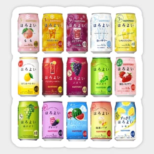 Japanese Suntory Alcohol Cans Sticker